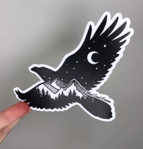 Raven Sticker- West Coast Karma