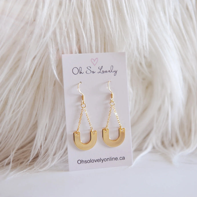 Saskia Boho Gold Earrings - Oh So Lovely