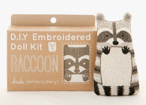 Raccoon Embroidery Kit