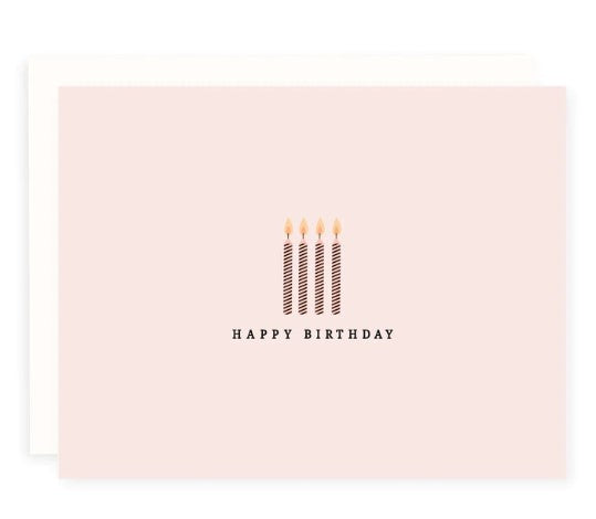 Birthday Candles Card - Pretty by Her