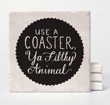 Load image into Gallery viewer, Filthy Animals Coaster Set Of 4