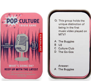 Pop Culture Trivia Game - Kikkerland