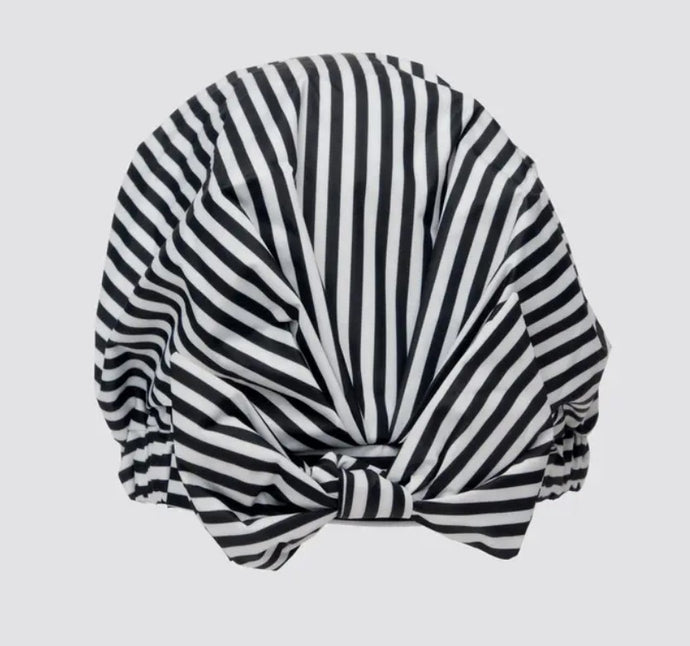 Luxury Shower Cap - Stripes - Kitsch