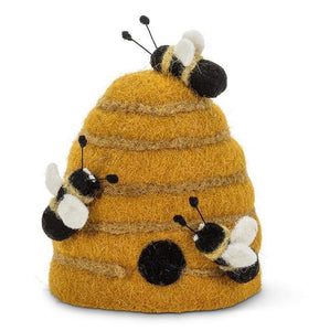 Beehive with Bees 6.5"