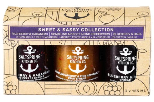 Salt Spring Kitchen Co. Sweet and Sassy Trio - 3 x 125ml