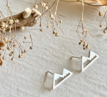 Load image into Gallery viewer, Bankhead Mountain Range Stud Earrings - Silver