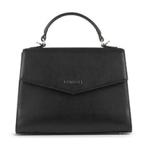 Load image into Gallery viewer, The Gracie - Black Vegan Leather 2-in-1 Handbag - Lambert Bags