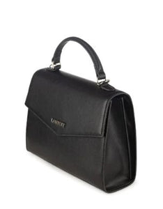 The Gracie - Black Vegan Leather 2-in-1 Handbag - Lambert Bags