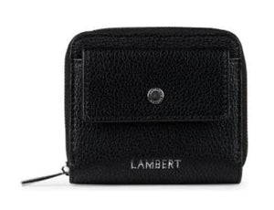 The Nikki - Black Vegan Leather Wallet - Lambert Bags