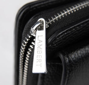 The Nikki - Black Vegan Leather Wallet - Lambert Bags