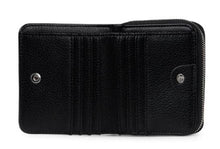 Load image into Gallery viewer, The Nikki - Black Vegan Leather Wallet - Lambert Bags