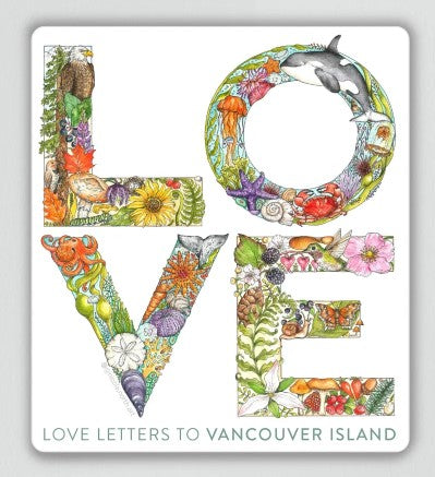 Love Letters to Vancouver Island Sticker - Nicola North Art