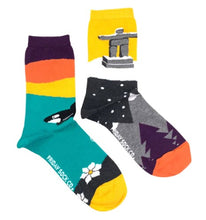 Load image into Gallery viewer, Women&#39;s West Coast Canadian Landscape Socks - Friday Sock Co.