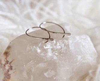 Silver Mel Drop Earrings - Oh So Lovely