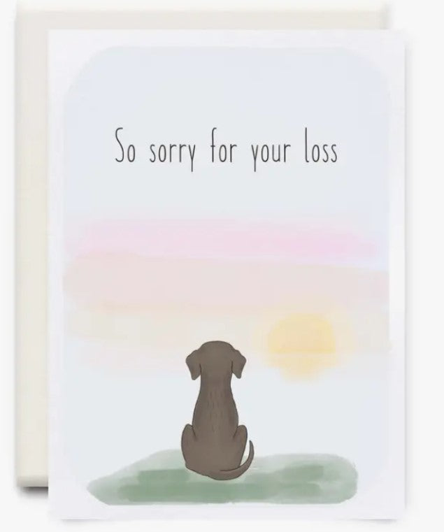 So Sorry For Your Loss Card - Inkwell