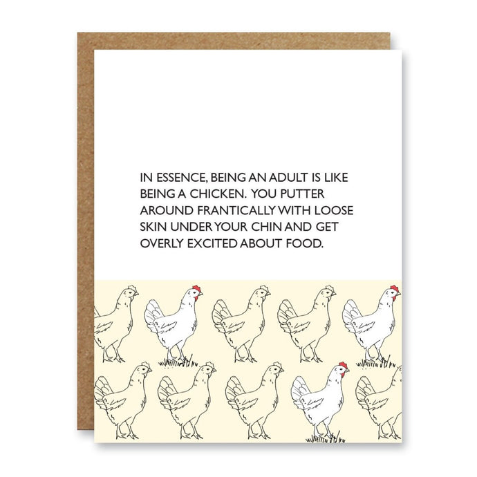 Chicken Funny Card - Boo To You Cards