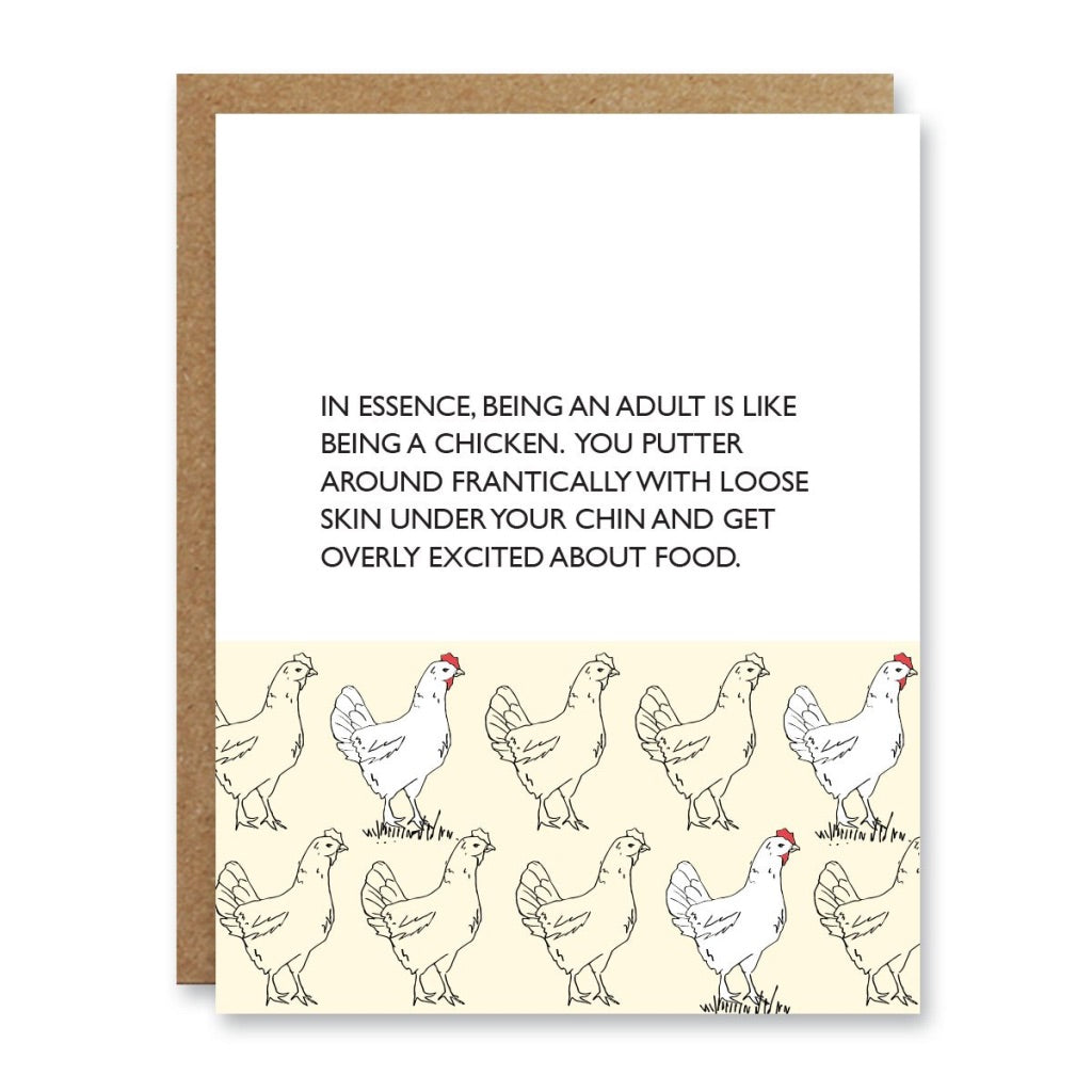 Chicken Funny Card - Boo To You Cards