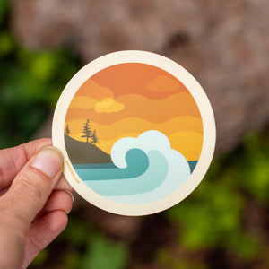 Wave Surf - Sticker
