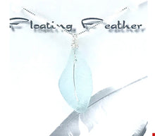 Load image into Gallery viewer, Keeping Afloat Floating Feather Necklace