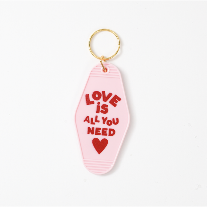 Love Is All You Need Motel Keychain