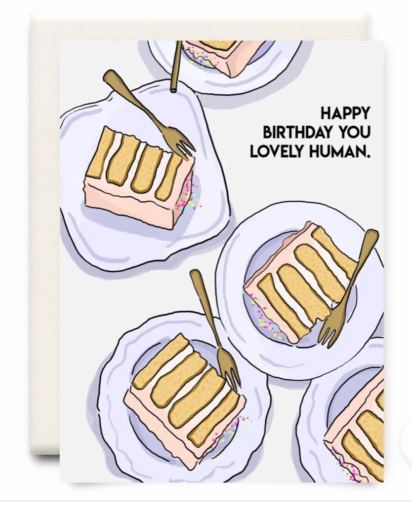 You Lovely Human Birthday Card