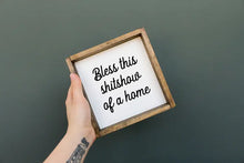 Load image into Gallery viewer, Bless This Wood Sign