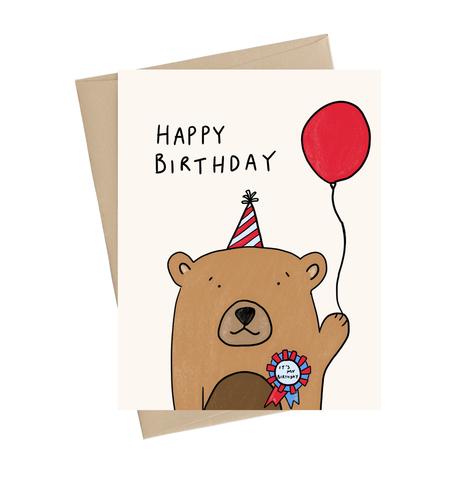 Bear Birthday - Little May Papery Cards