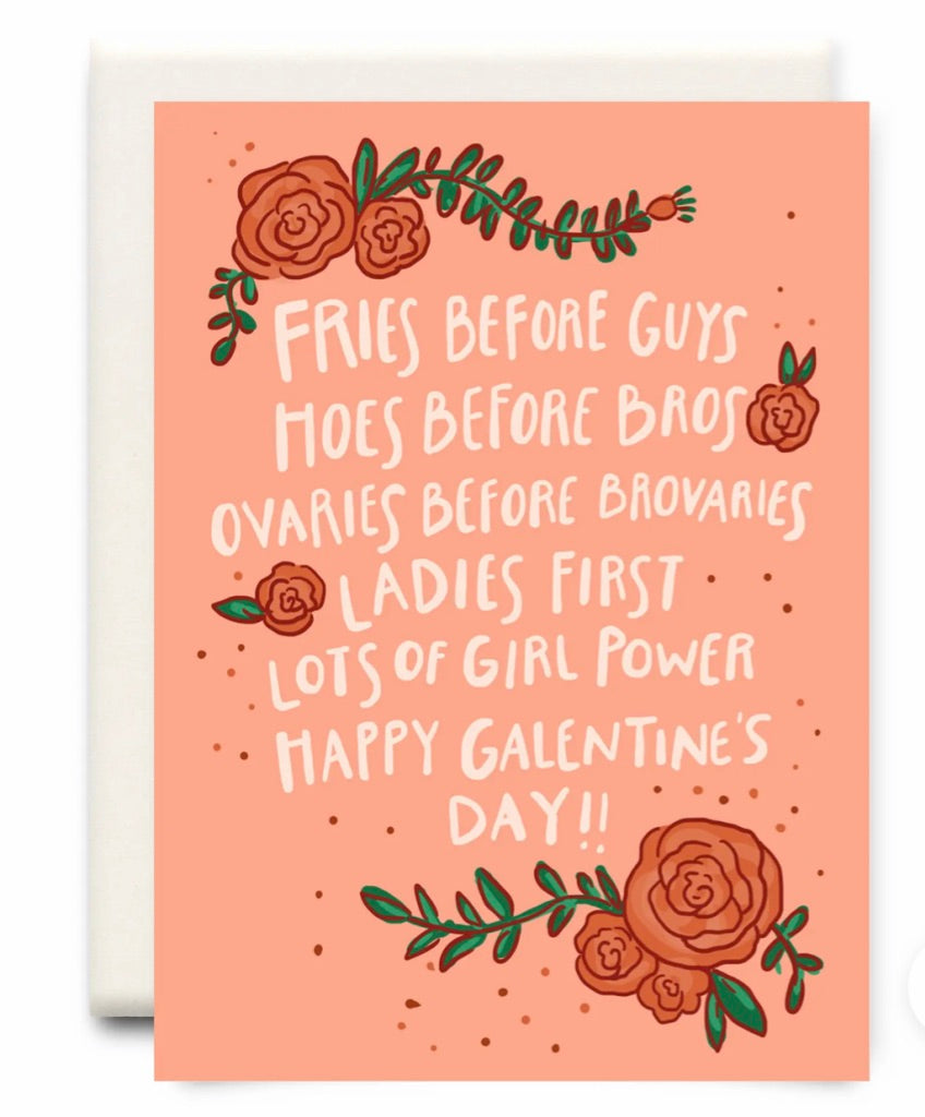 Fries Before Guys  - Inkwell Cards FB063