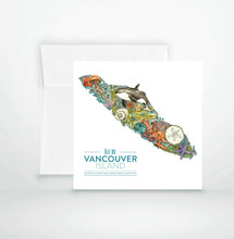 Load image into Gallery viewer, Vancouver Island Greeting Card - Under the Sea - Nicola North Art