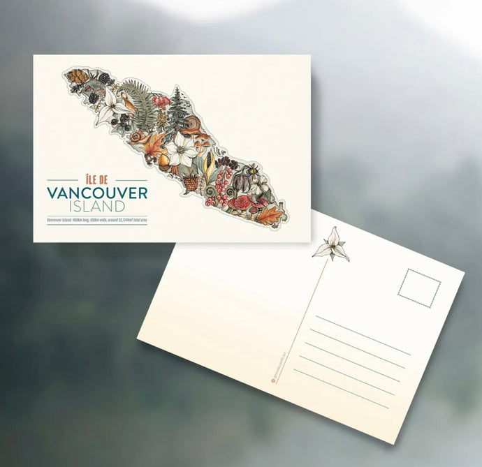 Vancouver Island Postcard - Flora - Nicola North Art