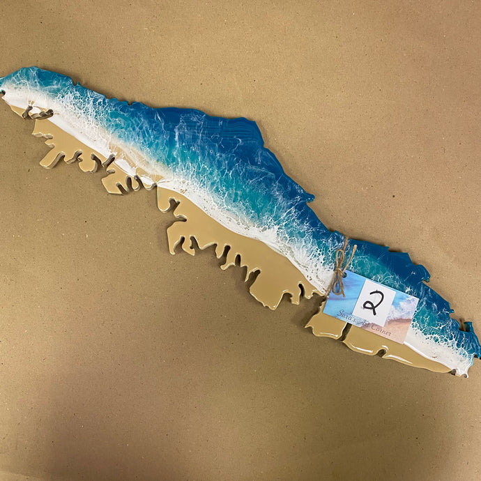 Resin Cut Out Island Art- Sarah's Art Corner