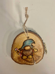 Honeybeezigns Assorted Wood Burned Holiday Ornaments