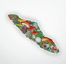 Load image into Gallery viewer, Vancouver Island Stickers - Mushroom - Nicola North Art - 2 Sizes