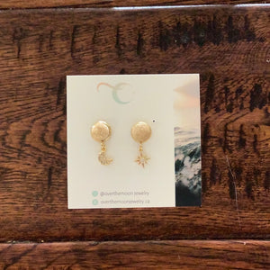 Sand Crescent Earrings