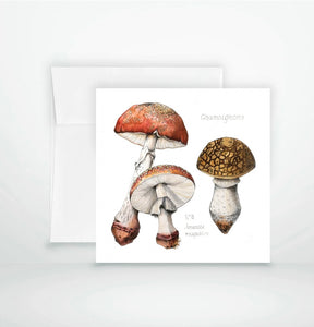 Botanical Mushroom - Greeting Card