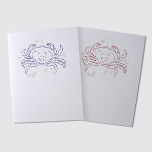 Freebird Letterpress - Crab set