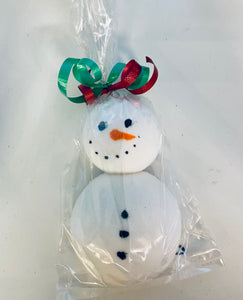 Snowman Bath Bomb Full Body