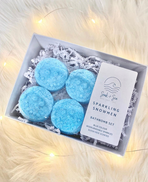 Sparkling Snowmen Bathbomb Set