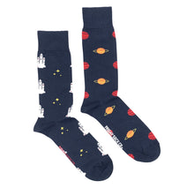 Load image into Gallery viewer, Mens Planet &amp; Space Socks - Friday Sock Co.