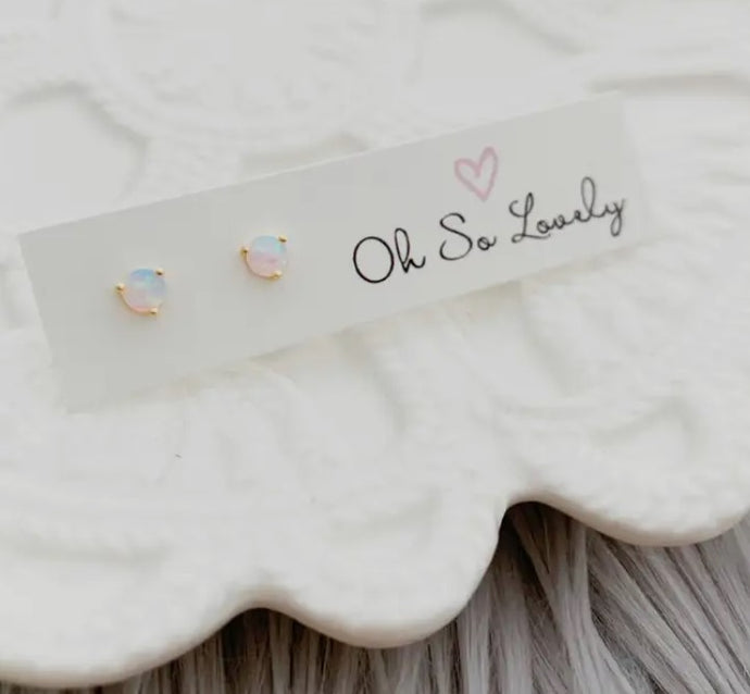 Opal Studs - Oh So Lovely