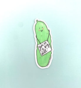 Big Dill Clear Vinyl Sticker - Little May Papery
