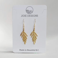 Load image into Gallery viewer, Petite Arborvitae Earrings - Gold - Joie Designs