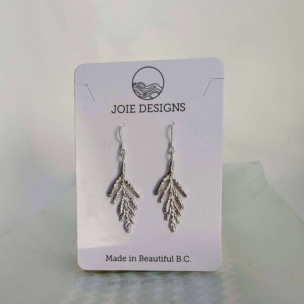 Silver Petite Arborvitae Earrings - Joie Designs