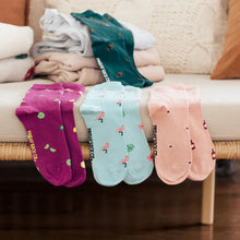 Load image into Gallery viewer, Women&#39;s Tiny Flamingo Socks - Friday Sock Co.