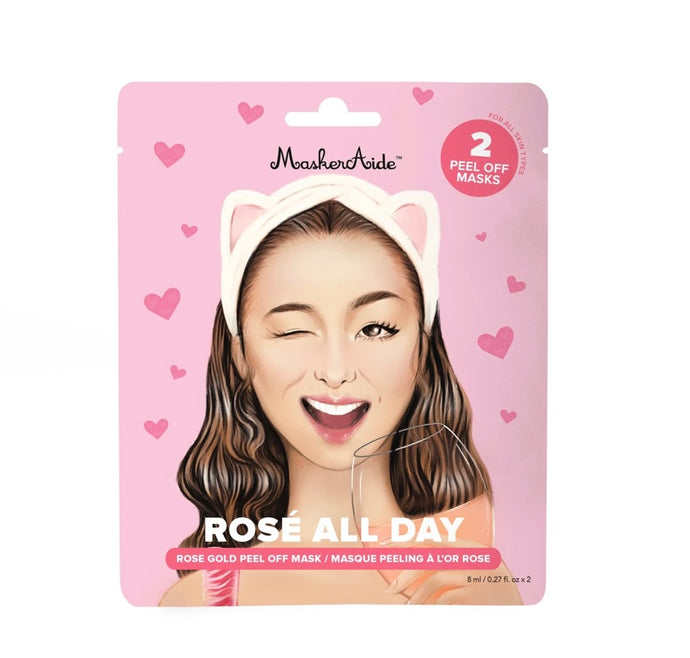 MaskerAide Rose All Day Peel Off Face Mask MA-2