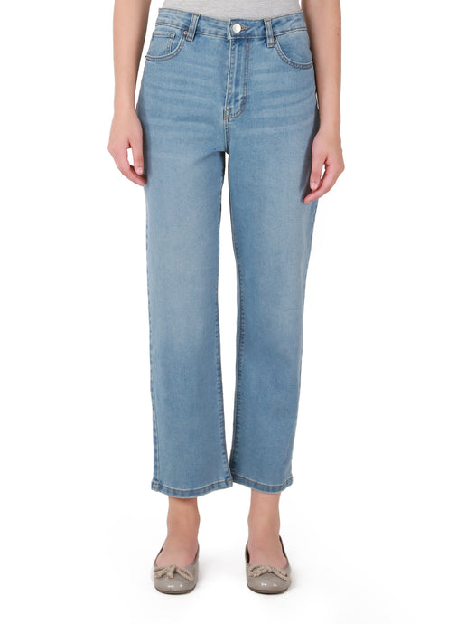 High Rise Relaxed Straight Jean