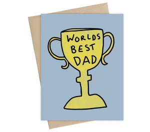 Best Dad Trophy Card- Little May Papery