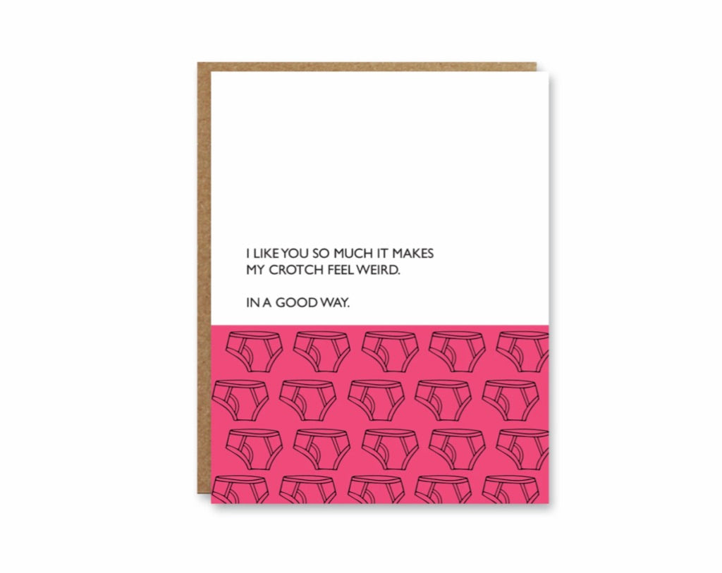 Crotch Love Card - Boo To You Cards