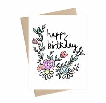 Load image into Gallery viewer, Happy Birthday Tulips - Little May Papery Greeting Cards