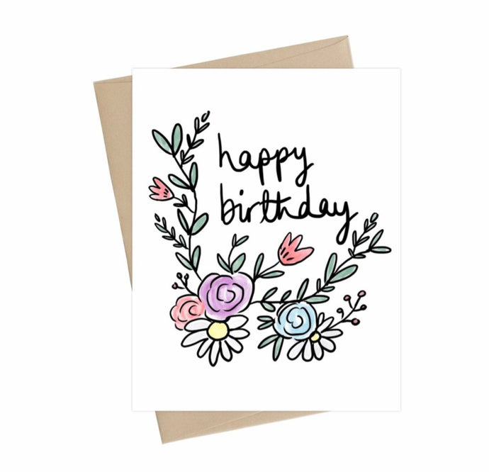 Happy Birthday Tulips - Little May Papery Greeting Cards